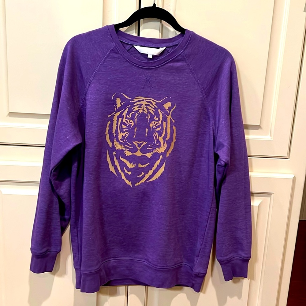 Ladies LSU TIGERS lightweight sweatshirt
